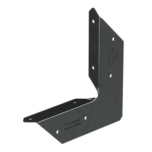 Simpson Strong-Tie APRTA12 Outdoor Accents® ZMAX®, Black Powder-Coated Rigid Tie® Angle for 1x2 Joist/Post (Pack of 5760)
