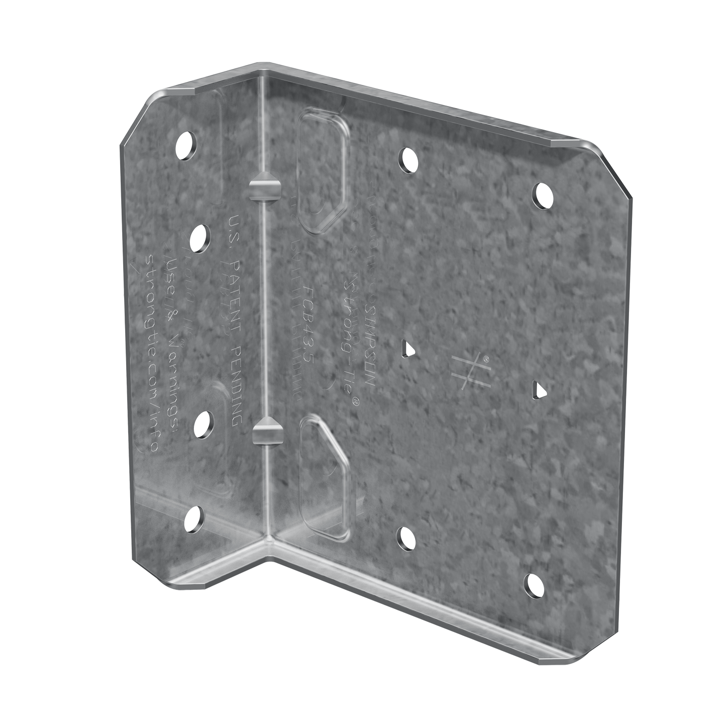 Simpson FCB43.5-R25 Bypass Framing Fixed-Clip Connector - 25/pack