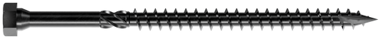 Simpson Strong-Tie SDHR10X160-R25 Strong-Drive® SDHR COMBO-HEAD Screw — 10 mm x 160 mm, Black E-Coat (25-Qty) (Pack of 6)