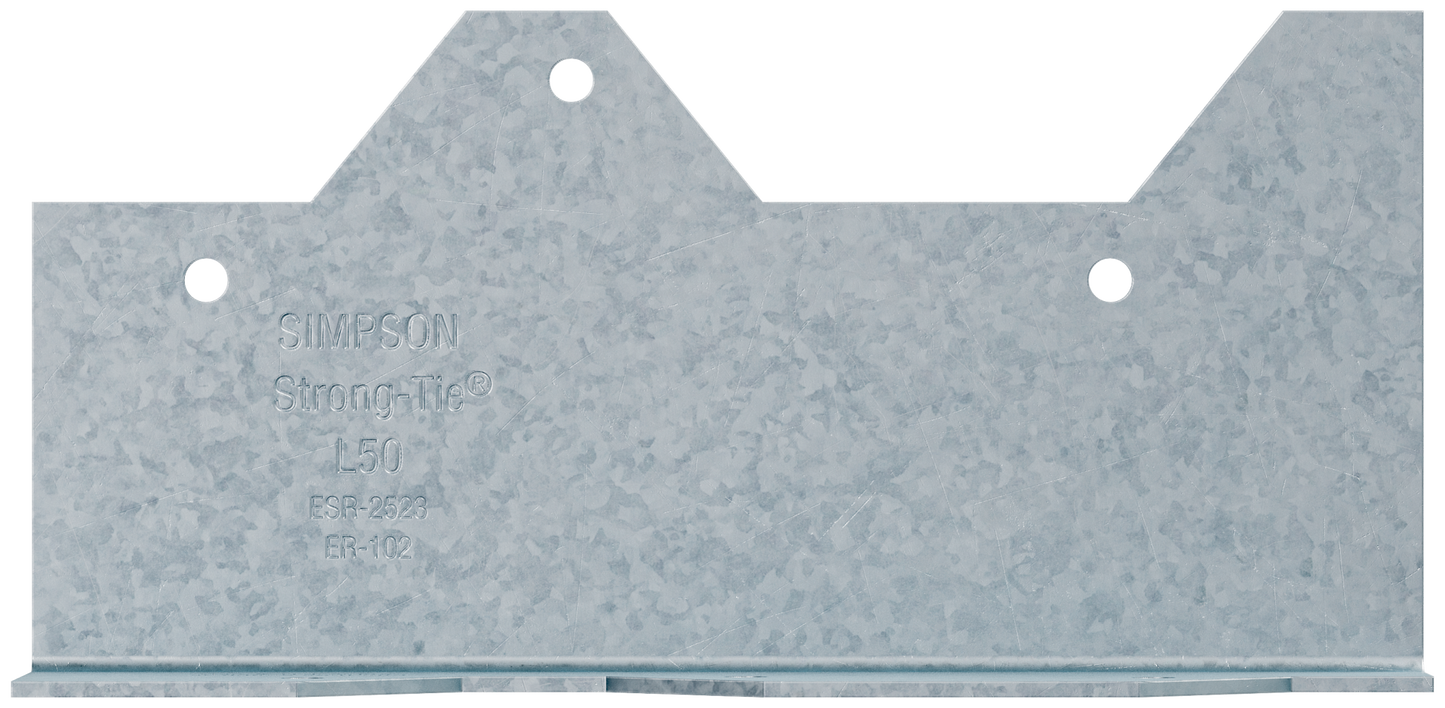 Simpson Strong-Tie L50 5 in. 16-Gauge Galvanized Reinforcing L Angle (Pack of 100)