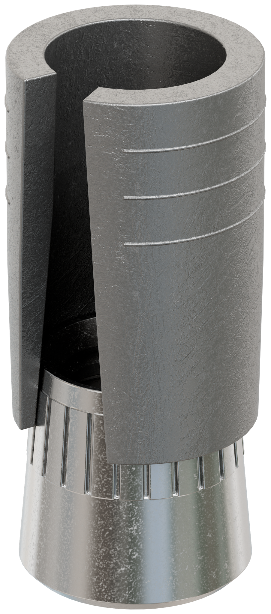 Simpson Strong-Tie HDIA25 HDIA Hollow Drop-In Internally Threaded Anchor for 1/4-in. Rod (100-Qty)