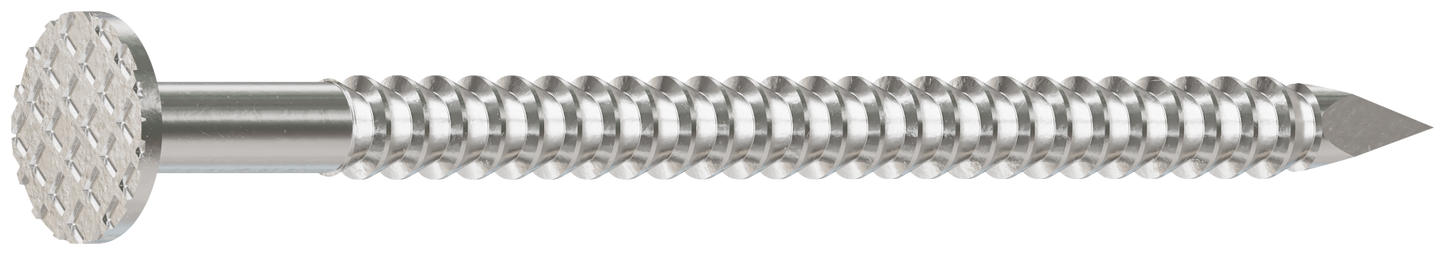 Simpson Strong-Tie T4KR71 Premium Siding Nail — 1-1/2-in. x 7/32-in. Head Dia., Type 316 Stainless Steel (1 lb.) (Pack of 10)