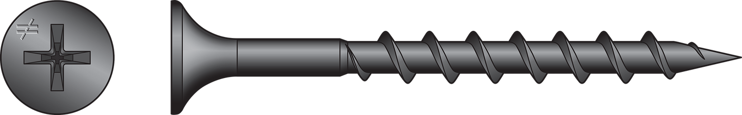 Simpson Strong-Tie DWC114PS DWC Drywall Screw (Collated) — #6 x 1-1/4 in. #2 Phillips Bugle-Head (2500-Qty)