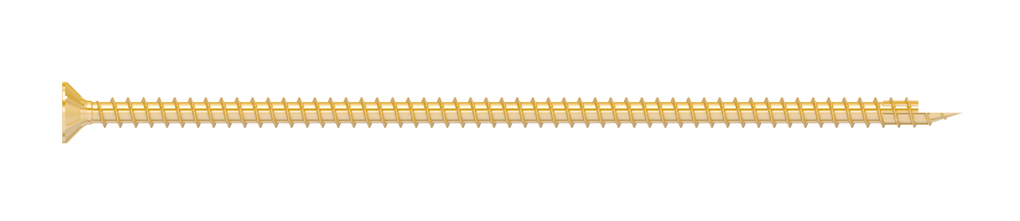 Simpson Strong-Tie SDCF22858 Strong-Drive® SDCF TIMBER-CF Screw — 0.315 in. x 8-5/8 in. T40, Yellow Zinc (250-Qty) (Pack of 39)