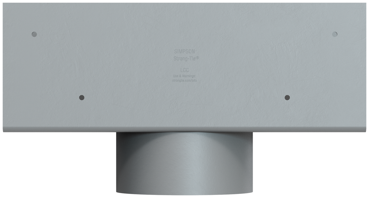 Simpson Strong-Tie LCC4.5-4 LCC 4-5/8 in. Column Cap for 4 in. Outside Diameter Lally Column (Pack of 6)