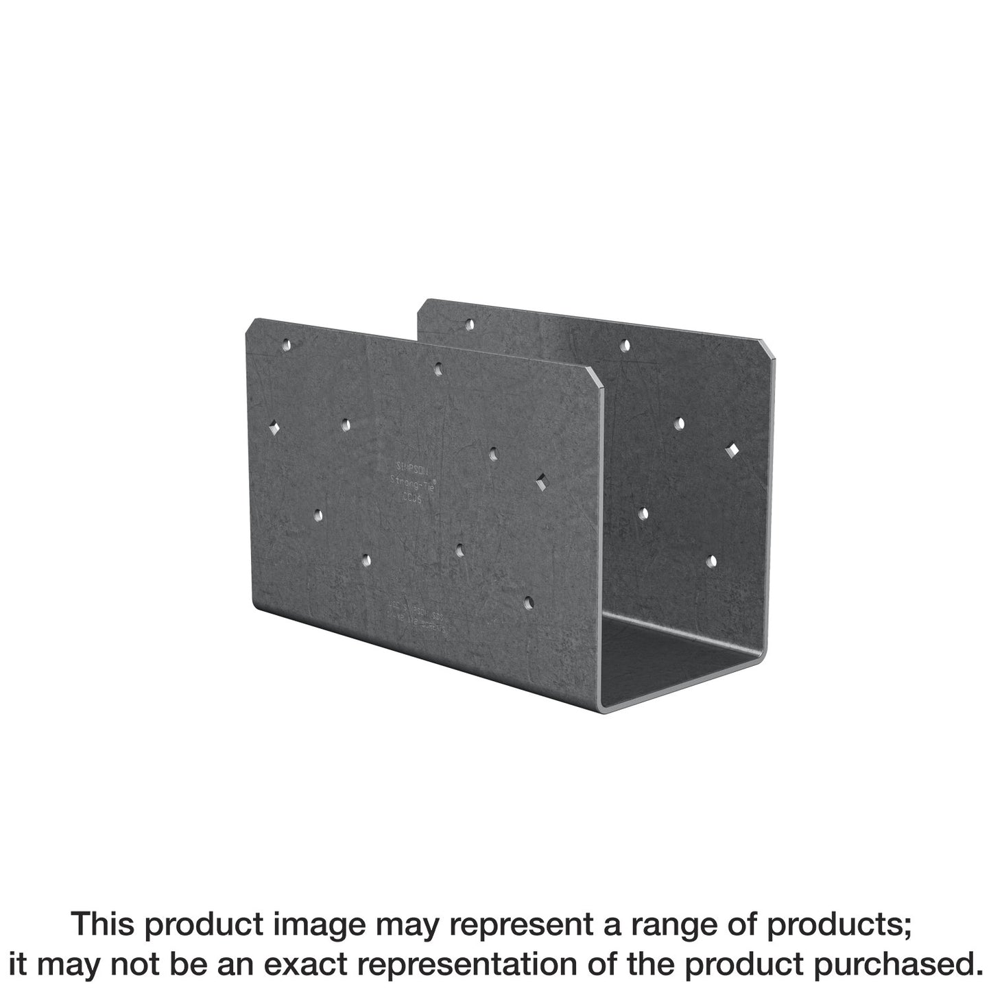 Simpson Strong-Tie CCOQ5-SDS2.5 CCOQ Column Cap (No Straps) for 5-1/8 in. Beam, with Strong-Drive® SDS Screws