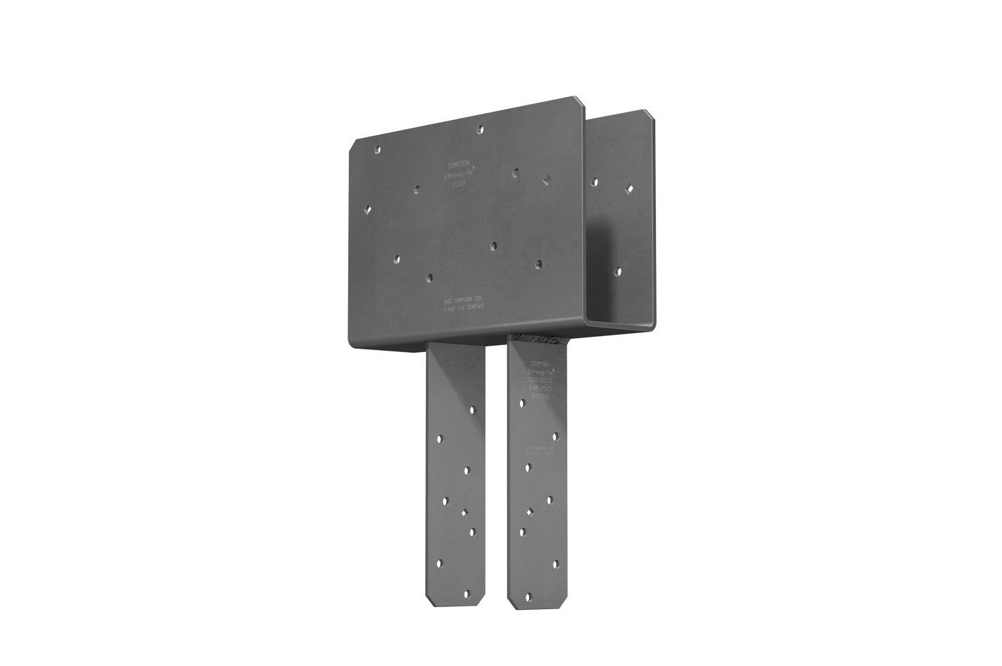 Simpson Strong-Tie CCQ7.1-6SDS2.5 CCQ™ Column Cap for 7 in. Beam, 6x Post with Strong-Drive® SDS Screws