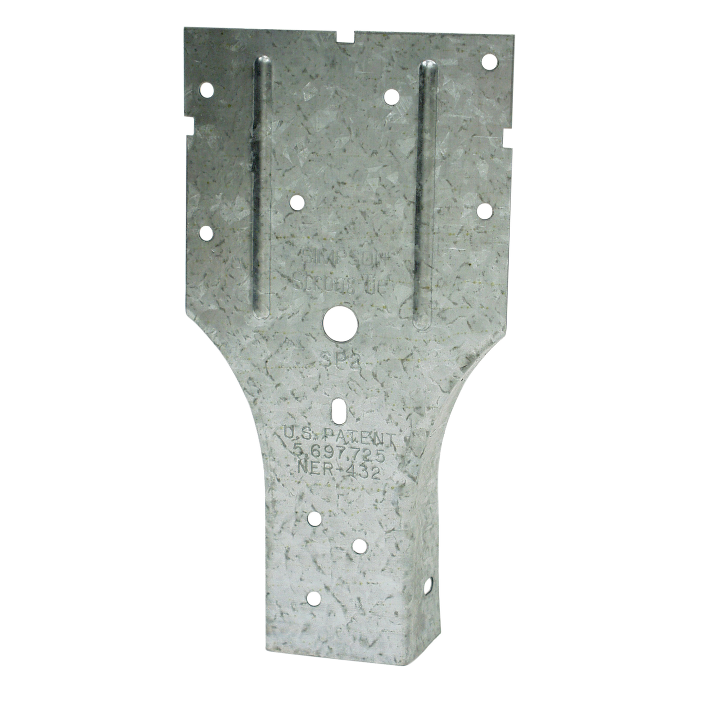 Simpson Strong-Tie SP1Z SP 3-1/2-in. x 5-1/16-in. ZMAX® Galvanized Stud-Plate Tie