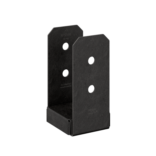 Simpson Strong-Tie APVB44 Outdoor Accents® Avant Collection™ ZMAX®, Black Powder-Coated Post Base for 4x4 (Pack of 8)