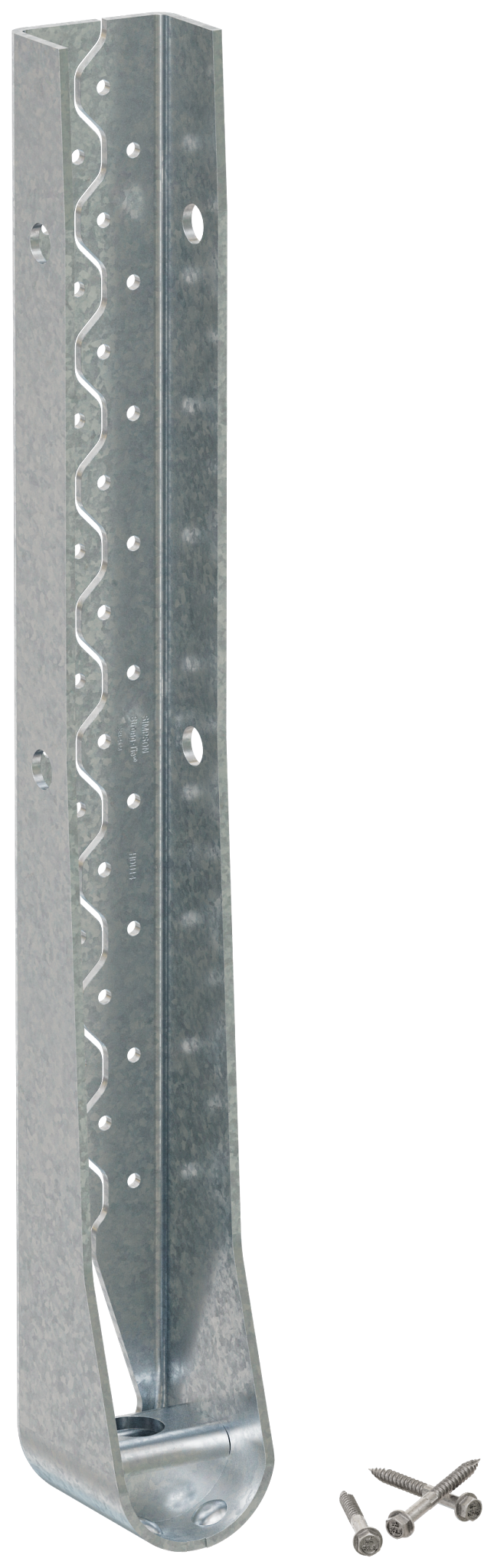 Simpson Strong-Tie HDU14-SDS2.5 HDU 25-11/16 in. Galvanized Predeflected Holdown with Strong-Drive® SDS Screws (Pack of 4)