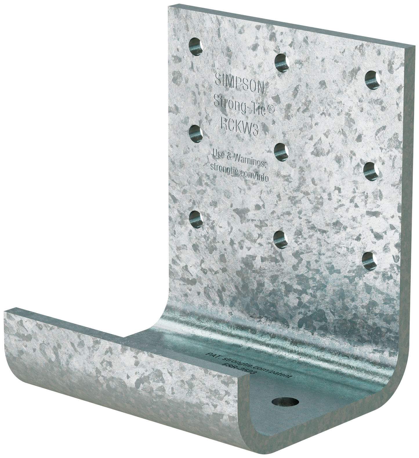 Simpson Strong-Tie RCKW3-R10 RCKW™ 3-in. Kneewall Connector Clip (Qty-10) (Pack of 120)