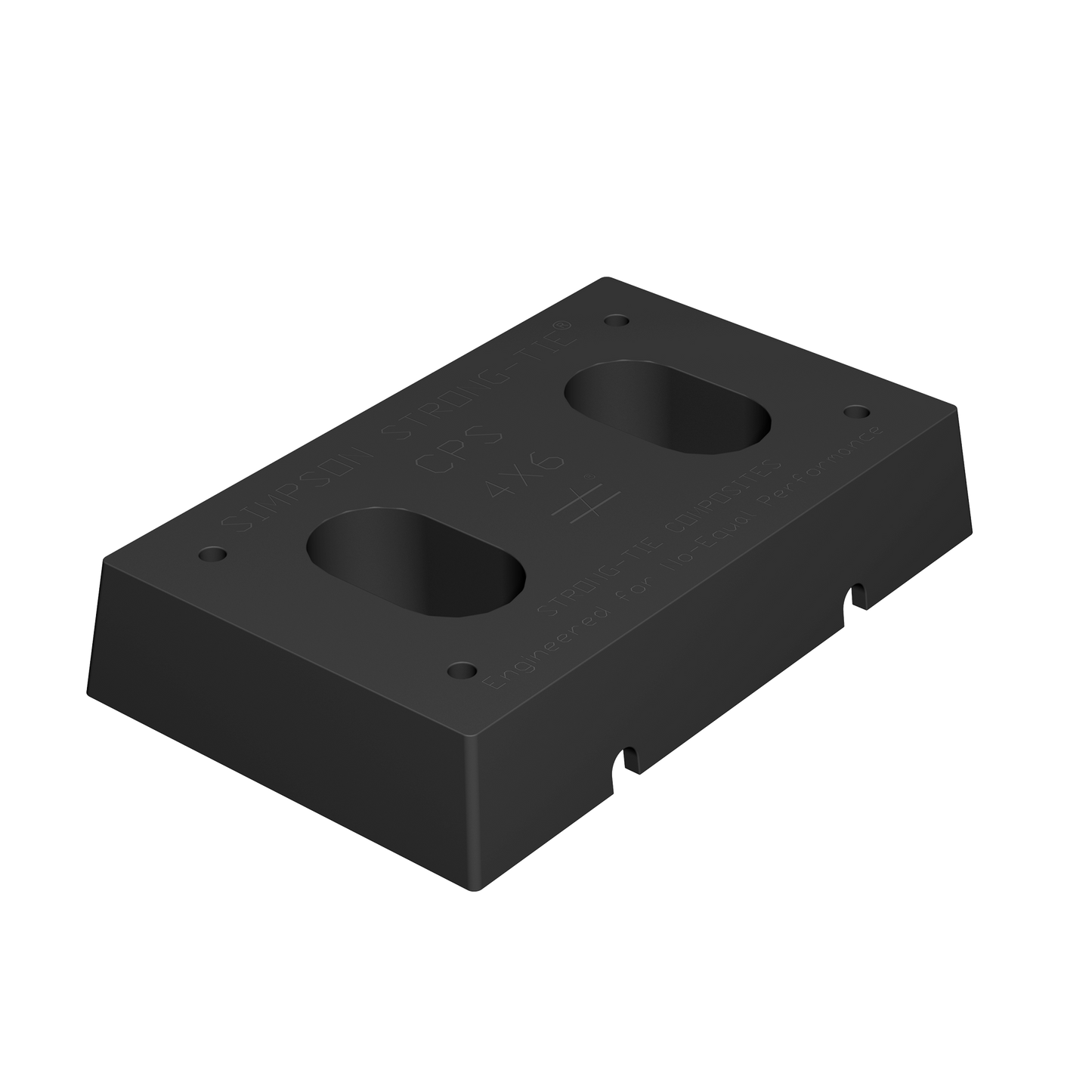 Simpson Strong-Tie CPS46 CPS Composite Plastic Standoff for 4x6 (Pack of 25)