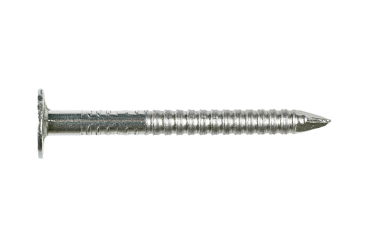 Simpson Strong-Tie T410ARNB Roofing Nail, Annular Ring Shank — 1-1/2-in. x .131-in. Type 316 Stainless Steel (25 lb.) (Pack of 64)