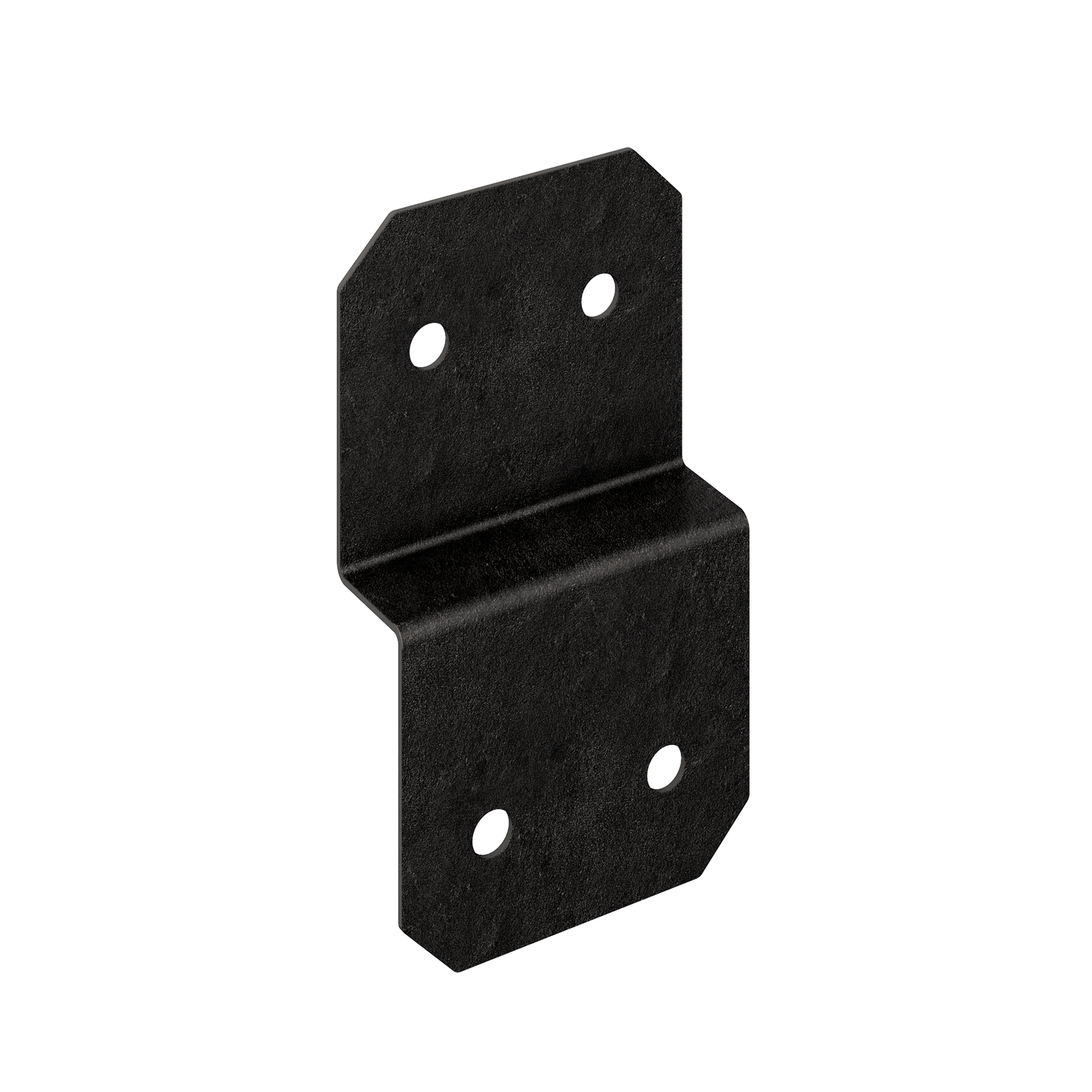 Simpson Strong-Tie APVDJT2-6 Outdoor Accents® Avant Collection™ 5-in. ZMAX®, Black Powder-Coated Deck Joist Tie for 2x (Pack of 12)