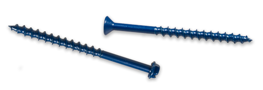Simpson Strong-Tie TNT18234HC25 Titen Turbo™ — 3/16 in. x 2-3/4 in. Hex-Head Concrete and Masonry Screw, Blue (25-Qty) (Pack of 1440)