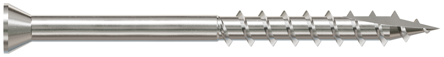 Simpson Strong-Tie S07200FB5 Trim-Head Screw, Square Drive — #7 x 2 in. #1 SQ, Type 305 (5 lb.) (Pack of 6)