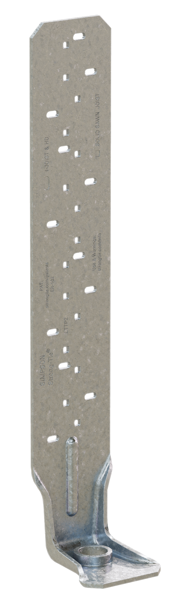 Simpson Strong-Tie LTTP2 LTT 14-15/16 in. 10-Gauge Light Tension Tie (Pack of 10)
