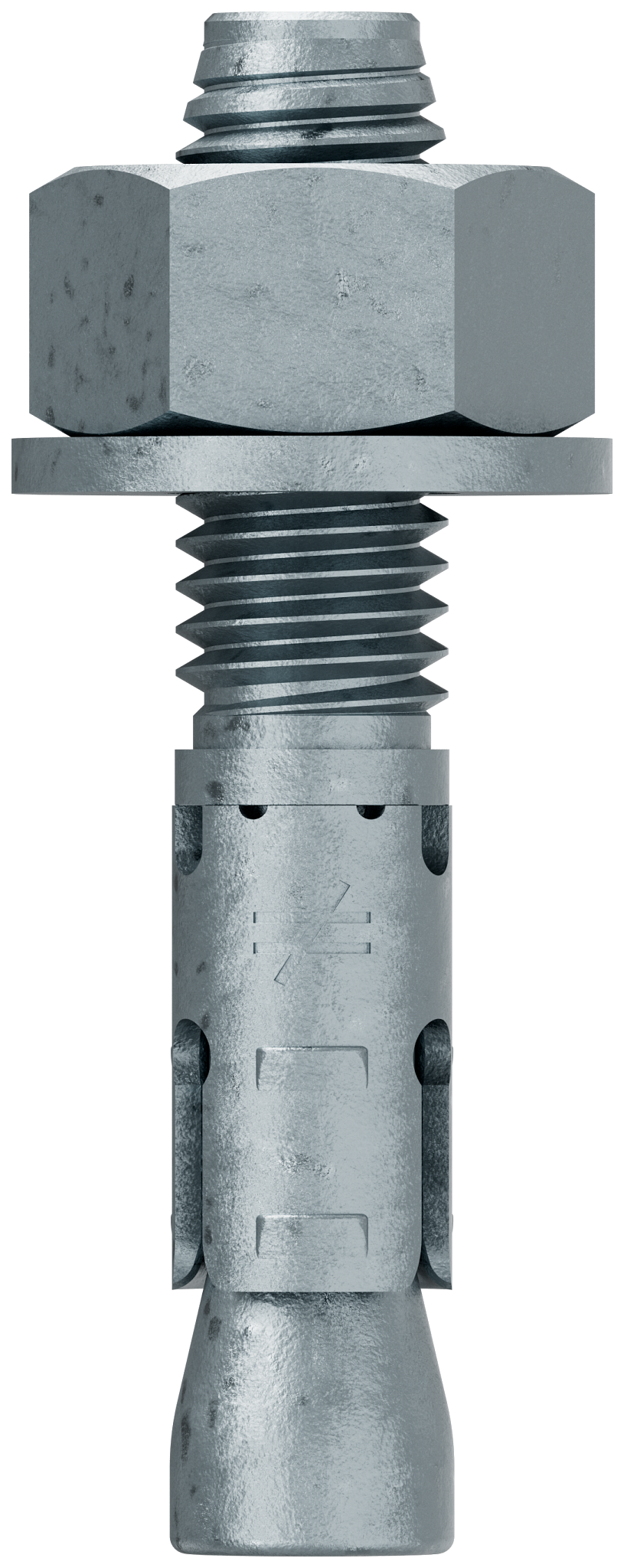 Simpson Strong-Tie STB2-50234MGF25 Strong-Bolt® 2 — 1/2 in. x 2-3/4 in. Mechanically Galvanized Wedge Anchor, Fully Assembled (25-Qty) (Pack of 2)
