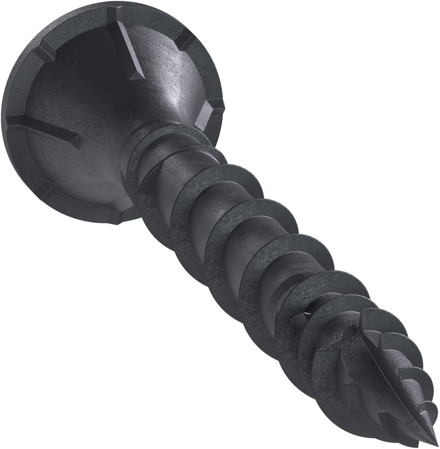 Simpson Strong-Tie DSVBK158R160 Deck-Drive™ DSV WOOD Screw — #8 x 1-5/8 in. T25, Flat Head, Quik Guard®, Black (160-Qty) (Pack of 1620)