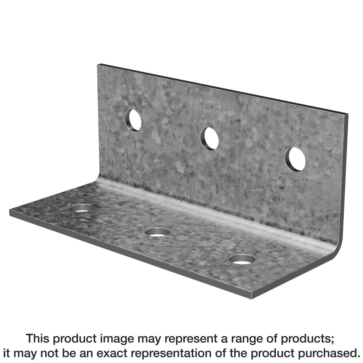 Simpson Strong-Tie HL37 HL 3-1/4 in. x 7-1/2 in. Galvanized Heavy Angle