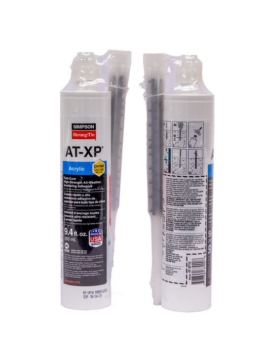 Simpson Strong-Tie AT-XP10 AT-XP® 9.4-oz. High-Strength Acrylic Anchoring Adhesive Cartridge w/ Nozzle (Pack of 756)