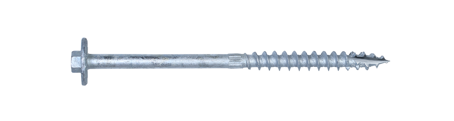 Simpson Strong-Tie SDWH27600GMB Strong-Drive® SDWH™ TIMBER-HEX HDG Screw — 0.276 in. x 6 in. 3/8 Hex (150-Qty) (Pack of 36)