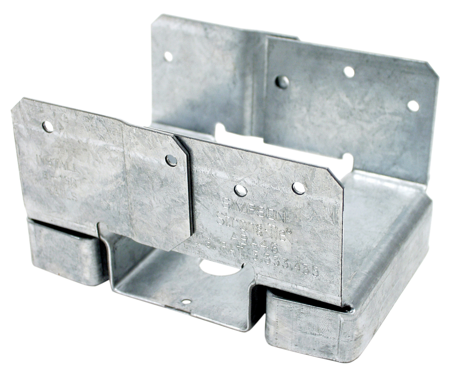 Simpson Strong-Tie ABA46Z ABA ZMAX® Galvanized Adjustable Standoff Post Base for 4x6