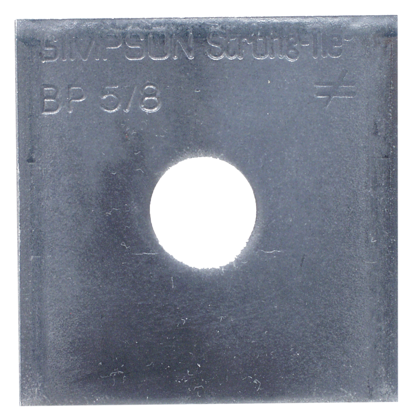 Simpson Strong-Tie BP 5/8 BP 2-1/2 in. x 2-1/2 in. Bearing Plate with 5/8 in. Bolt Dia. (Pack of 2000)