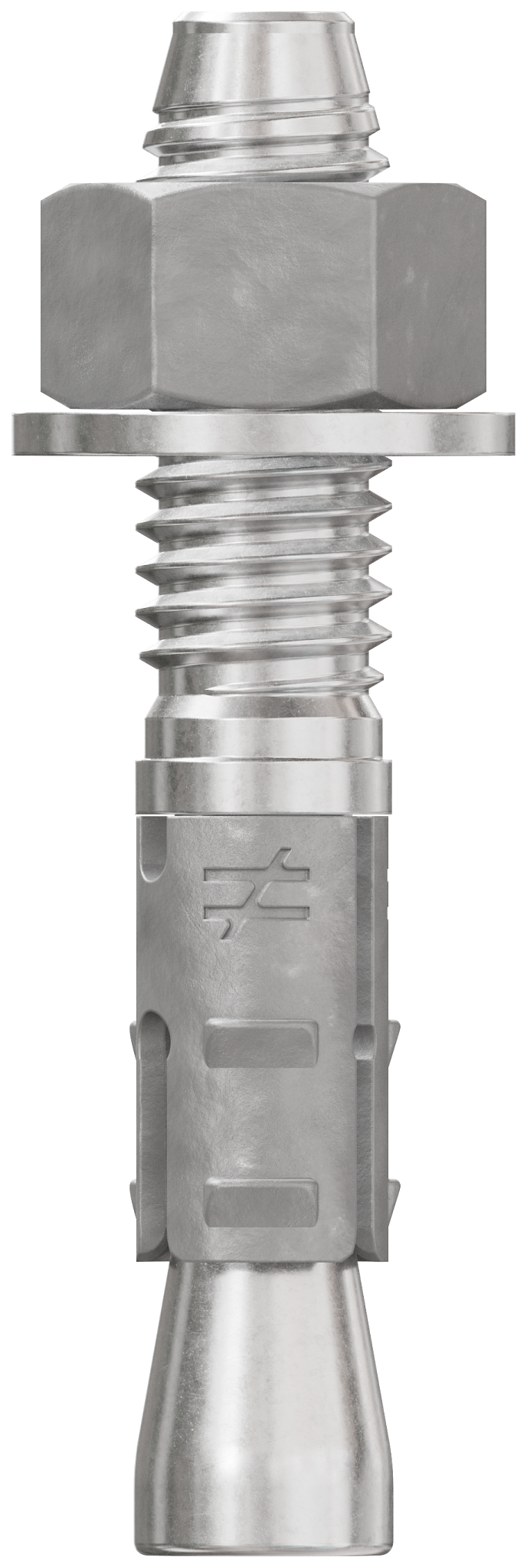 Simpson Strong-Tie STB2-37214S6F50 Strong-Bolt® 2 — 3/8 in. x 2-1/4 in. Type 316 Stainless-Steel Wedge Anchor, Fully Assembled (50-Qty)