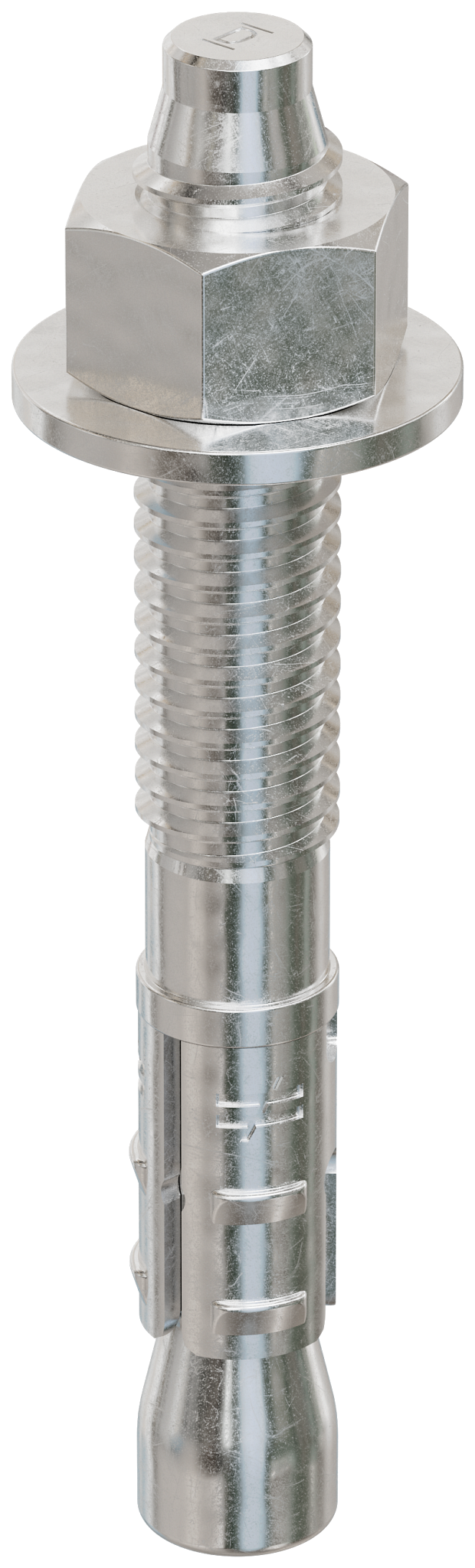 Simpson Strong-Tie STB2-37300S6F50 Strong-Bolt® 2 — 3/8 in. x 3 in. Type 316 Stainless-Steel Wedge Anchor, Fully Assembled (50-Qty) (Pack of 420)