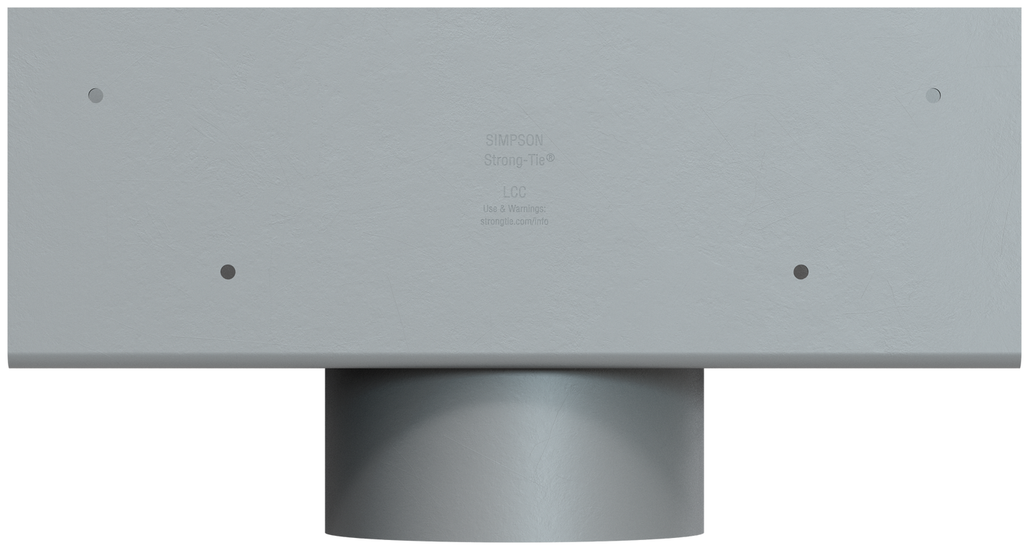 Simpson Strong-Tie LCC5.25-4 LCC 5-3/8 in. Column Cap for 4 in. Outside Diameter Lally Column (Pack of 6)