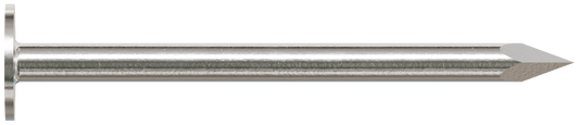 Simpson Strong-Tie S511RNB Roofing Nail,  Smooth Shank  — 1-3/4 in. x .120 in. Type 304 (25 lb.) (Pack of 64)