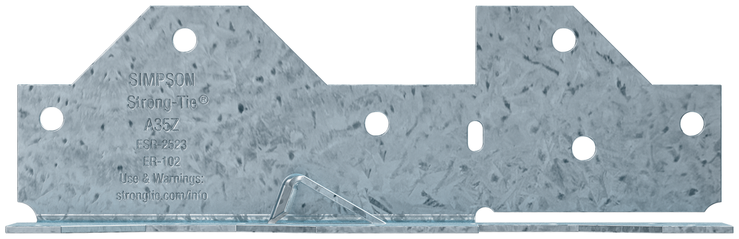 Simpson Strong-Tie A35Z 1-7/16 in. x 4-1/2 in. ZMAX® Galvanized Framing Angle (Pack of 9600)