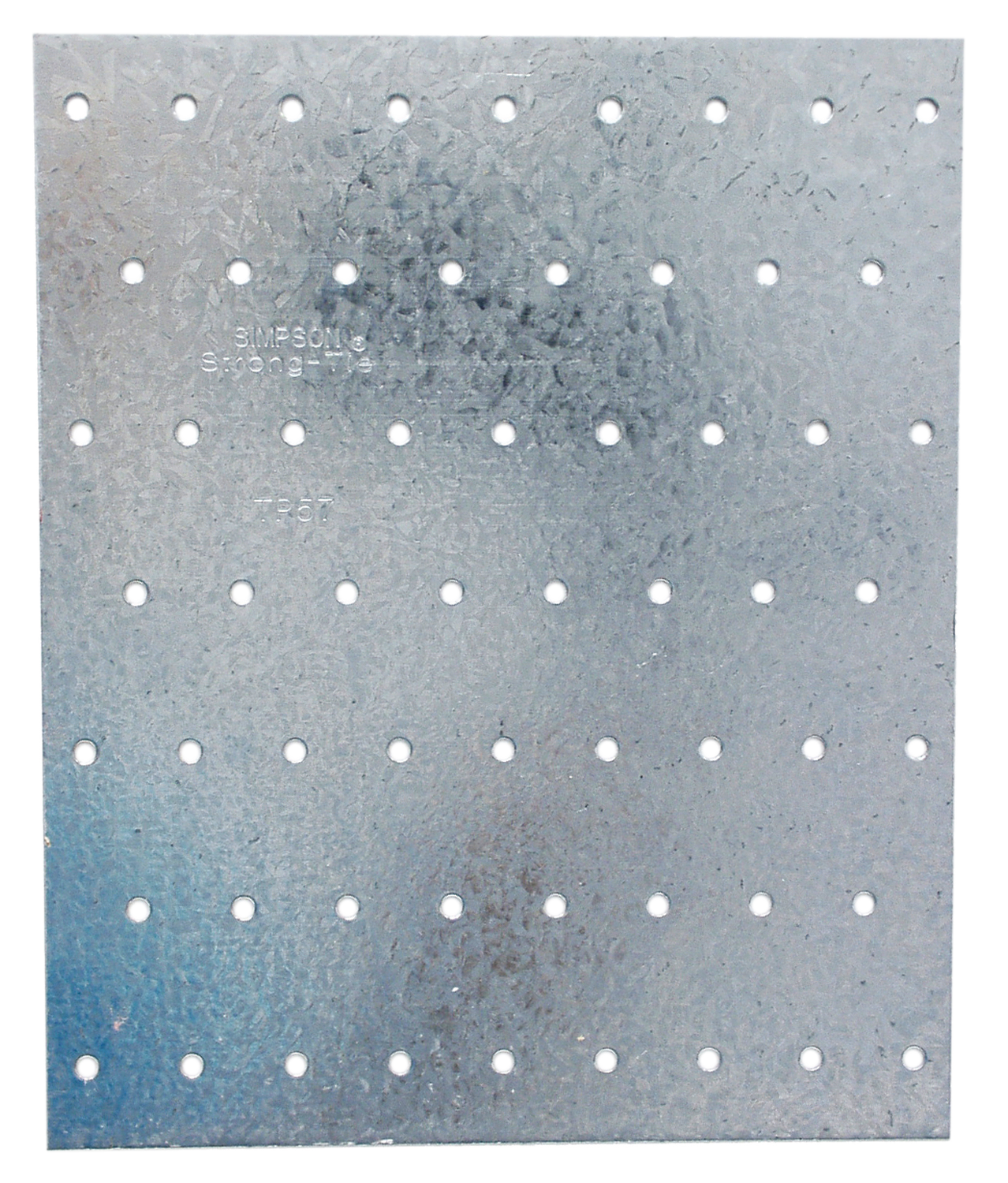 Simpson Strong-Tie TP57-R TP 5-3/4 in. x 7 in. 20-Gauge Galvanized Tie Plate (Pack of 25)