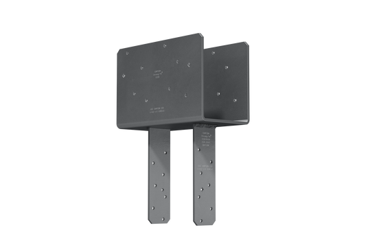 Simpson Strong-Tie CCQ5-4SDS2.5 CCQ™ Column Cap for 5-1/8 in. Beam, 4x Post with Strong-Drive® SDS Screws (Pack of 60)