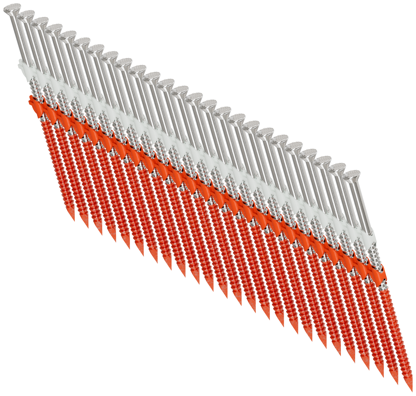 Simpson Strong-Tie S10A325KDJ 20–22° Plastic Strip, Casing Head, Ring-Shank Nail — 3-1/4 in. x 10 ga. (1000-Qty) (Pack of 4)