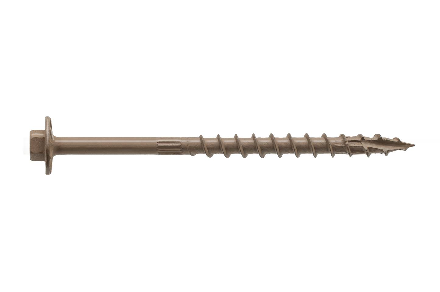 Simpson Strong-Tie SDWH19400DBMB Strong-Drive® SDWH™ TIMBER-HEX Screw — 0.195 in. x 4 in. 5/16 Hex, DB Coating (250-Qty) (Pack of 80)