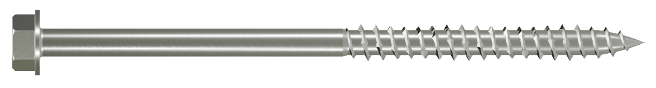 Simpson Strong-Tie SDWH27600SS-R10 Strong-Drive® SDWH™ TIMBER-HEX SS Screw — 0.275 in. x 6 in. 1/2 Hex, Type 316 (10-Qty) (Pack of 720)