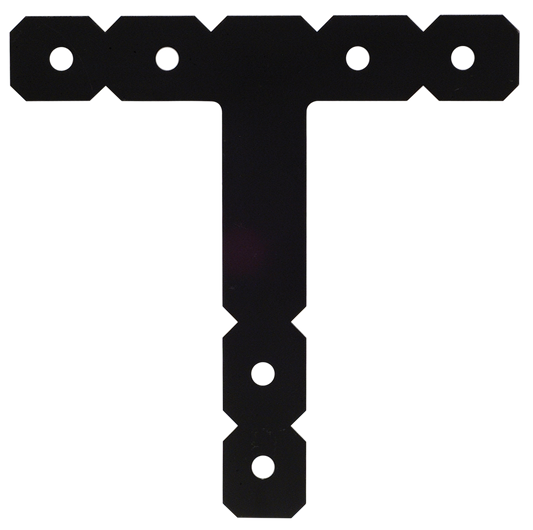 Simpson Strong-Tie OT OT 12 in. x 12 in. Black Powder-Coated Ornamental T Strap