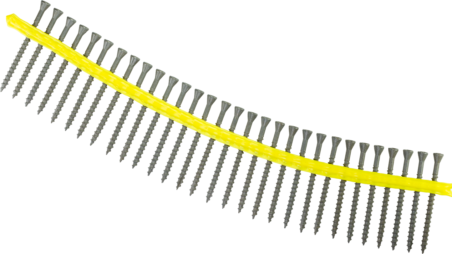 Simpson Strong-Tie DTHQ212S Trim-Head Screw, Type-17 Point — #8 x 2-1/2 in. #2U Square Drive, Quik Guard® (1500-Qty)