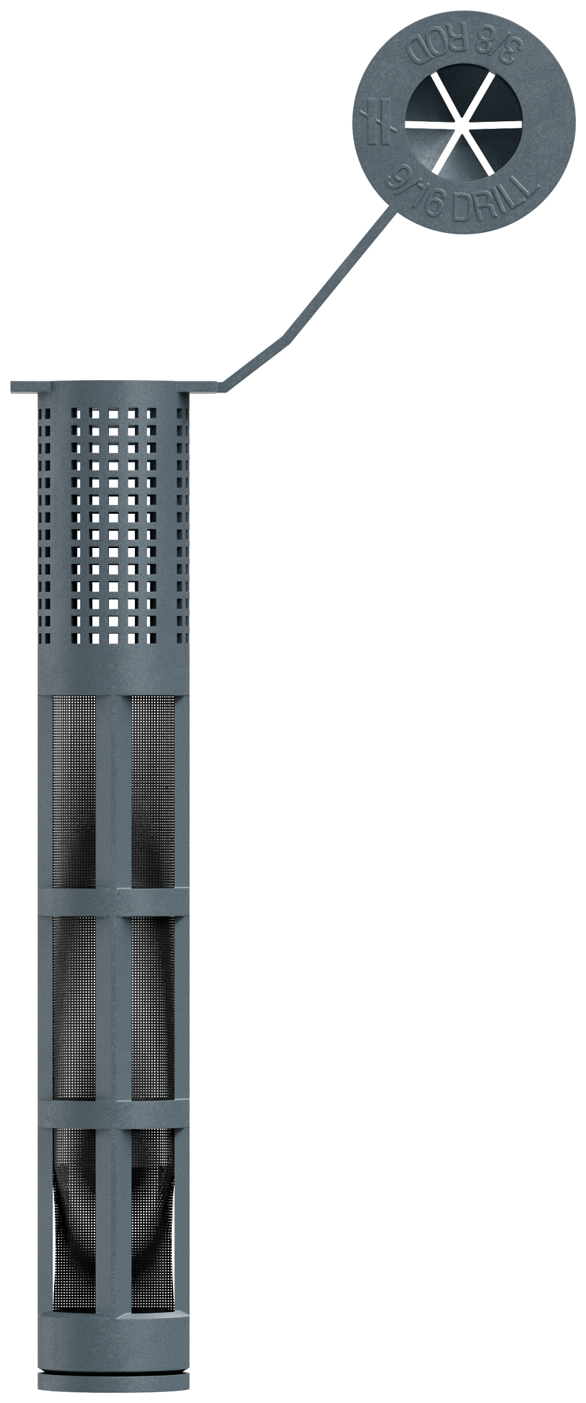 Simpson Strong-Tie 3GWS373P Opti-Mesh 3-1/2 in. Epoxy Adhesive Plastic Screen Tube for 3/8 in. Rod for SET-3G (Pack of 150)