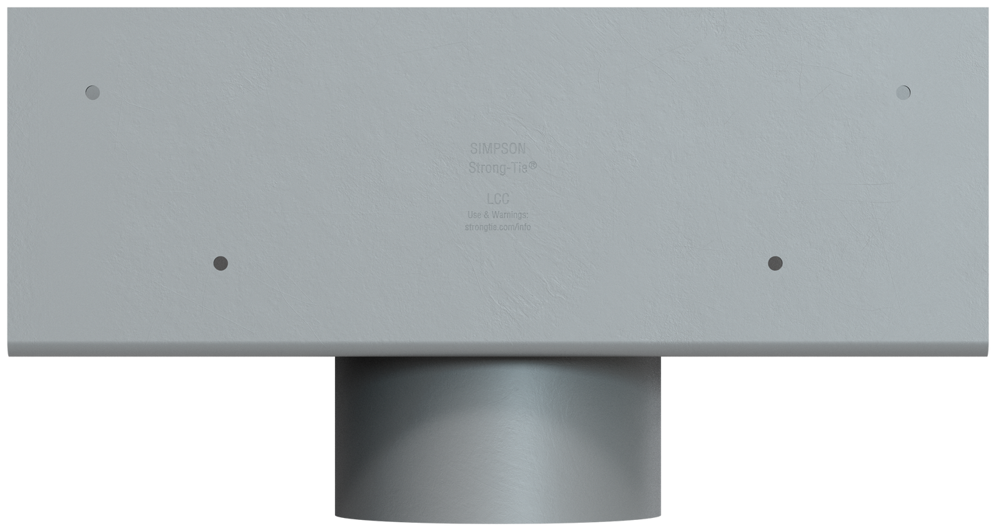 Simpson Strong-Tie LCC5.25-3.5 LCC 5-3/8 in. Column Cap for 3-1/2 in. Outside Diameter Lally Column (Pack of 180)