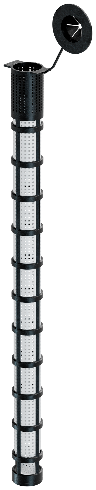 Simpson Strong-Tie AWS5010P Opti-Mesh 10 in. Acrylic Adhesive Plastic Screen Tube for 1/2 in. Rod for AT-XP