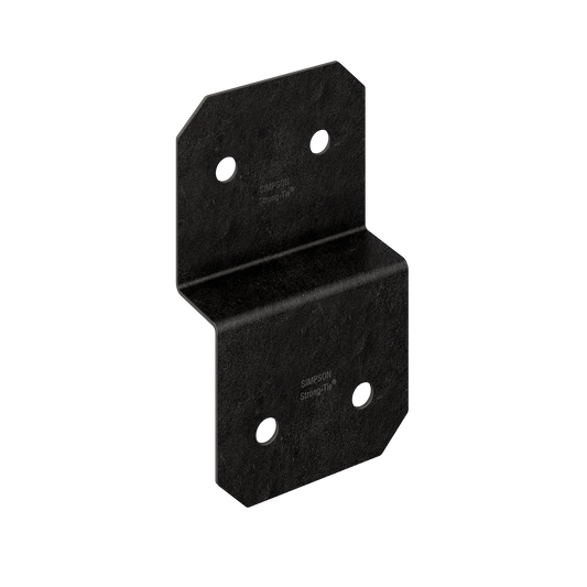 Simpson Strong-Tie APVDJT1.75-6 Outdoor Accents® Avant Collection™ 5-in. ZMAX®, Black Powder-Coated Deck Joist Tie for 1-3/4-in. Wood (Pack of 576)