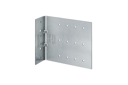 Simpson Strong-Tie FC32-5/97-R25 FC 2 in. x 3-1/2 in. x 5 in. 12-Gauge Bypass Framing Fixed-Clip Connector (Qty-25)