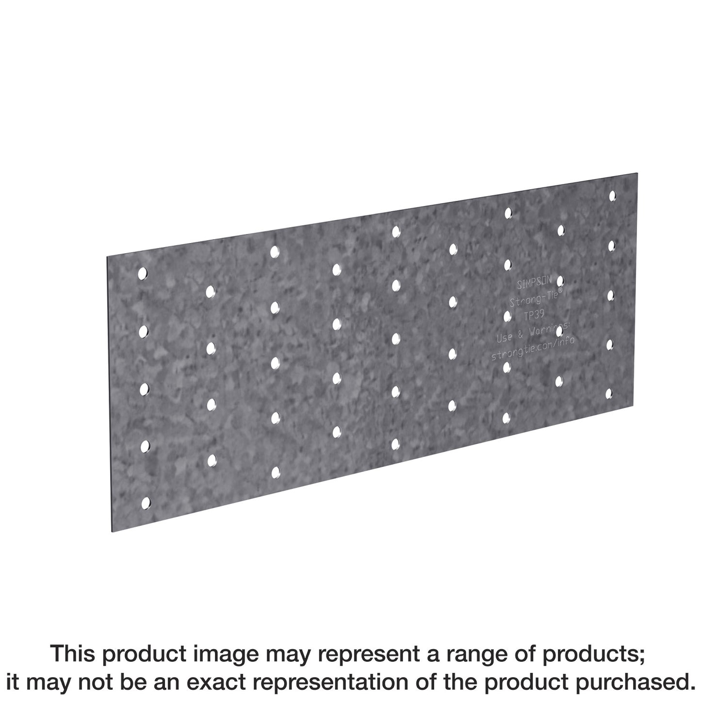 Simpson Strong-Tie TP57-R TP 5-3/4 in. x 7 in. 20-Gauge Galvanized Tie Plate (Pack of 25)