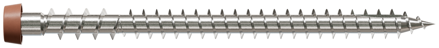 Simpson Strong-Tie DCU234C316TN03 Deck-Drive™ DCU COMPOSITE Screw — #10 x 2-3/4 in. T20, Type 316, Tan 03 (70-Qty) (Pack of 5)