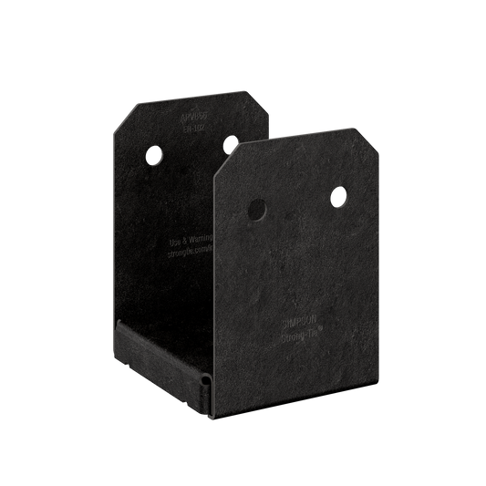 Simpson Strong-Tie APVB66 Outdoor Accents® Avant Collection™ ZMAX®, Black Powder-Coated Post Base for 6x6 (Pack of 288)