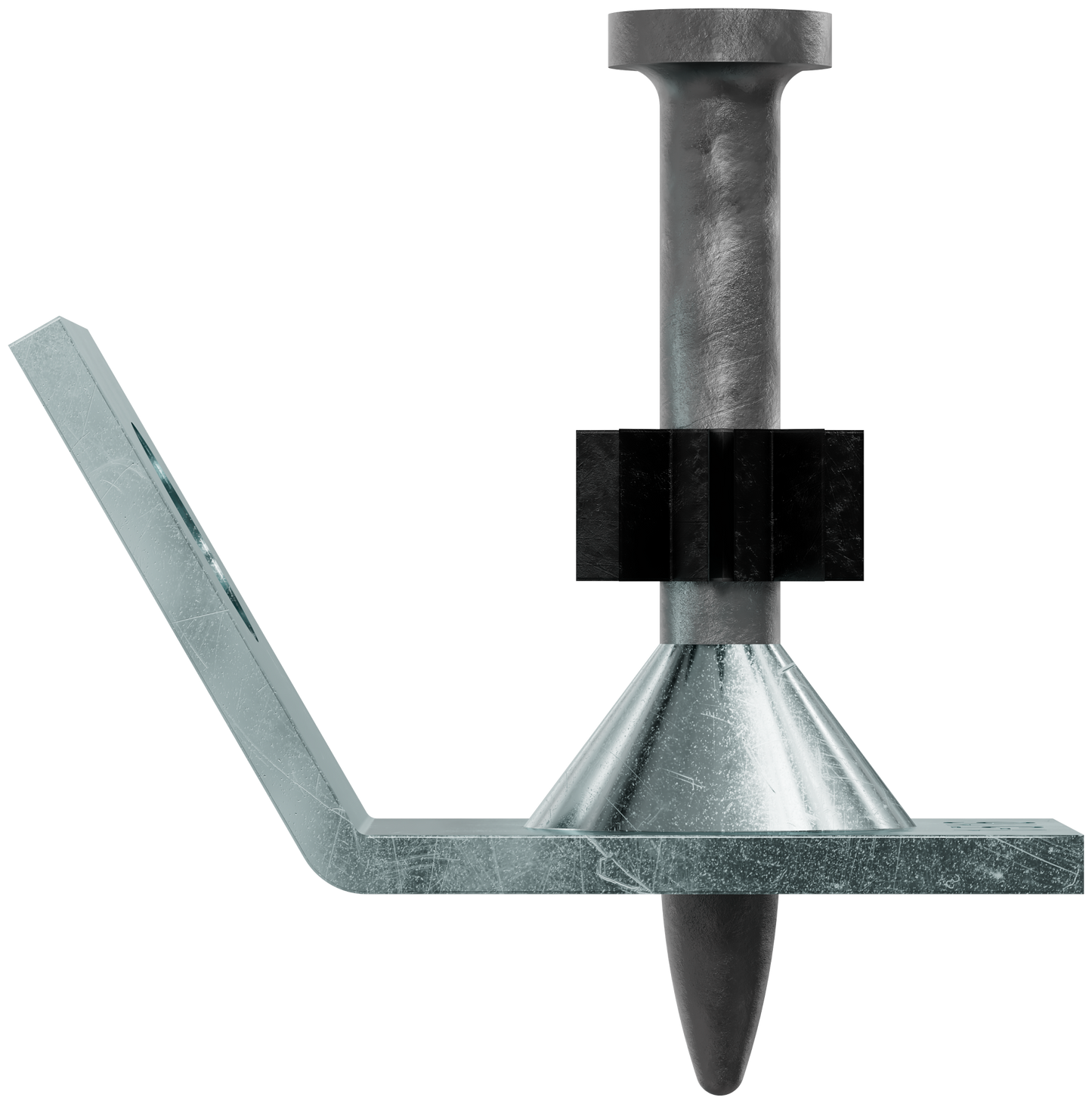 Simpson Strong-Tie PECLDPA-131 PECLDPA Powder-Actuated 120° Compact Ceiling Clip with 1-5/16 in. Pin (100-Qty)