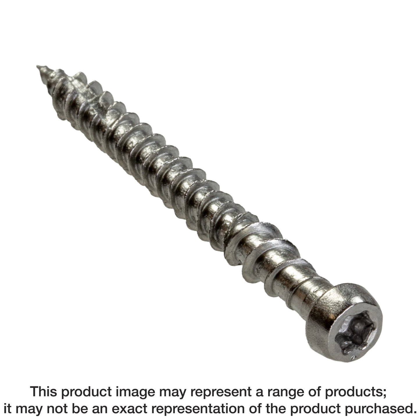 Simpson Strong-Tie DCU2P316 Deck-Drive™ DCU COMPOSITE Screw — #10 x 2 in. T20, Type 316 (350-Qty) (Pack of 600)